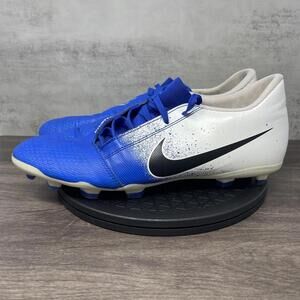 Nike Phantom Elite Soccer Cleats Mens 11 Blue White FG VNM AO0577-104